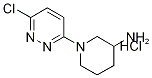 1-(6-Chloro-pyridazin-3-yl)-piperidin-3-ylaMine hydrochloride, 98+% C9H14Cl2N4, MW: 249.14 molecular structure