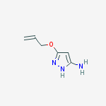 5-(allyloxy)-1H-pyrazol-3-amine molecular structure