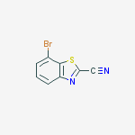 7-bromo-1,3-benzothiazole-2-carbonitrile molecular structure