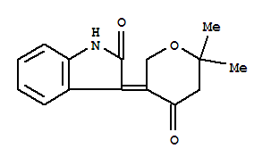 (3Z)-3-(6,6-dimethyl-4-oxodihydro-2H-pyran-3(4H)-ylidene)-1,3-dihydro-2H-indol-2-one