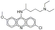 RAC QUINACRINE-D10 molecular structure