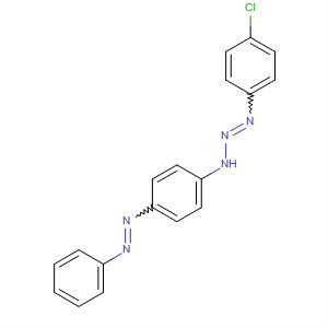 1-Triazene, 1-(4-chlorophenyl)-3-[4-(phenylazo)phenyl]- molecular structure