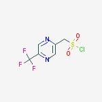 [5-(trifluoromethyl)pyrazin-2-yl]methanesulfonyl Chloride