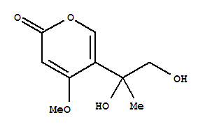 (-)-Vertipyronediol molecular structure