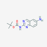 Tert-butyl N-(6-aminoquinazolin-2-yl)carbamate molecular structure