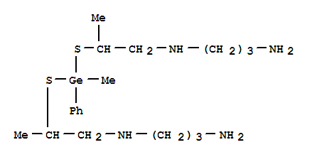7,9-Dithia-4,12-diaza-8-germapentadecane-1,15-diamine,6,8,10-trimethyl-8-phenyl- (9CI)