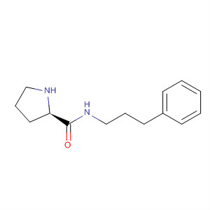 2-Pyrrolidinecarboxamide, N-(3-phenylpropyl)-, (R)- molecular structure