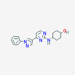 Trans-4-{[4-(1-phenyl-1h-pyrazol-4-yl)-2-pyrimidinyl]amino}cycloh Exanol