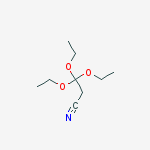 Propanenitrile, 3,3,3-triethoxy- molecular structure