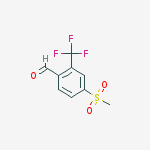4-(METHYLSULPHONYL)-2-(TRIFLUOROMETHYL)BENZALDEHYDE