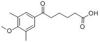6-(3,5-DIMETHYL-4-METHOXYPHENYL)-6-OXOHEXANOIC ACID molecular structure