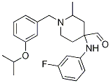 4-((3-Fluorophenyl)aMino)-1-(3-isopropoxybenzyl)-2-Methylpiperidine-4-carbaldehyde