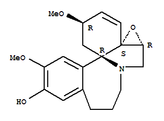 C-Homoerythrinan-16-ol,1,2-didehydro-6,7-epoxy-3,15-dimethoxy-, (3b,7a)- molecular structure
