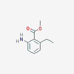 Methyl 2-amino-6-ethylbenzoate molecular structure