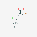 Methyl (2z,4z)-2-(bromomethyl)-5-chloro-5-(4-methylphenyl)penta-2,4-dienoate