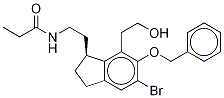 (S)-N-[6-Benzyloxy-5-bromo-7-(2-hydroxyethyl)-2,3-dihydro-1H-inden-1-ylidene)ethyl]propanamide
