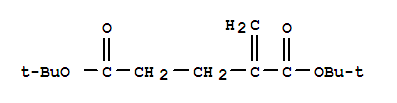 2-METHYLENE-PENTANEDIOIC ACID DI-TERT-BUTYL ESTER molecular structure