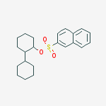 2-Naphthalenesulfonic acid, [1,1'-bicyclohexyl]-2-yl ester molecular structure