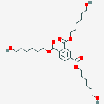 1,2,4-Benzenetricarboxylic acid, tris(6-hydroxyhexyl) ester molecular structure