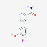 3-(4-fluoro-3-hydroxyphenyl)benzamide molecular structure