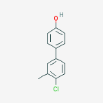 4-(4-chloro-3-methylphenyl)phenol molecular structure