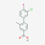 4-(3-chloro-4-fluorophenyl)-3-methylbenzoic Acid