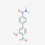 4-(4-formyl-3-hydroxyphenyl)-n,n-dimethylbenzamide molecular structure