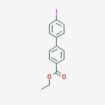 [1,1'-Biphenyl]-4-carboxylic acid, 4'-iodo-, ethyl ester molecular structure