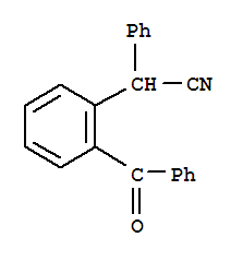 2-(2-BENZOYLPHENYL)-2-PHENYLACETONITRILE molecular structure