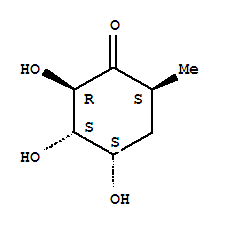 Cyclohexanone,2,3,4-trihydroxy-6-methyl-, [2R-(2a,3b,4b,6a)]- molecular structure