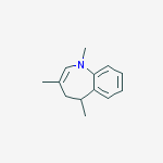 1H-1-Benzazepine, 4,5-dihydro-1,3,5-trimethyl- molecular structure