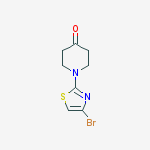 1-(4-bromothiazol-2-yl)piperidin-4-one