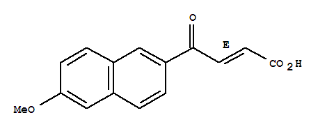 4-(6-methoxynaphthalen-2-yl)-4-oxo-2-butenoic acid molecular structure