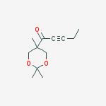2-Pentyn-1-one, 1-(2,2,5-trimethyl-1,3-dioxan-5-yl)-