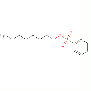 Benzenesulfonic acid, octyl ester molecular structure