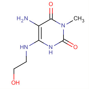 2,4(1H,3H)-Pyrimidinedione,5-amino-6-[(2-hydroxyethyl)amino]-3-methyl-