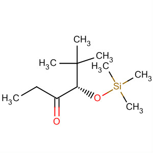 3-Hexanone, 5,5-dimethyl-4-[(trimethylsilyl)oxy]-, (4S)- molecular structure
