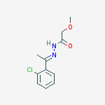 N-[(e)-1-(2-chlorophenyl)ethylideneamino]-2-methoxyacetamide