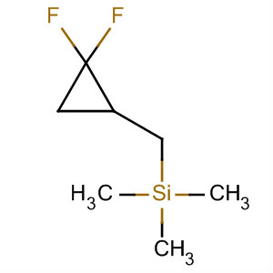 Silane, [(2,2-difluorocyclopropyl)methyl]trimethyl- molecular structure