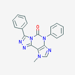 9-methyl-3,6-diphenyl-6,9-dihydro-5H-[1,2,4]triazolo[3,4-i]purin-5-one