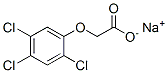 sodium 2,4,5-trichlorophenoxyacetate molecular structure