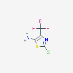 2-Chloro-4-(trifluoromethyl)thiazol-5-amine molecular structure