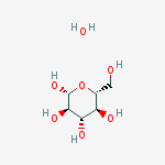 (2r,3r,4s,5s,6r)-6-(hydroxymethyl)oxane-2,3,4,5-tetrol;hydrate molecular structure