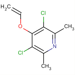 Pyridine, 3,5-dichloro-4-(ethenyloxy)-2,6-dimethyl- molecular structure