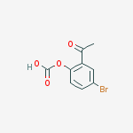(2-acetyl-4-bromophenyl) Hydrogen Carbonate
