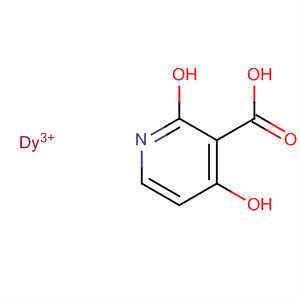 3-Pyridinecarboxylic acid, dysprosium(3+) salt, dihydrate molecular structure