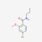 4-Bromo-2-methoxy-N-propylbenzamide molecular structure