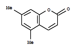 2H-1-Benzopyran-2-one, 5,7-dimethyl- molecular structure