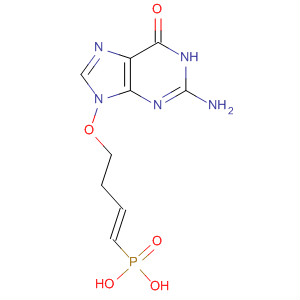 Phosphonic acid,[4-[(2-amino-1,6-dihydro-6-oxo-9H-purin-9-yl)oxy]-1-butenyl]-, (E)-