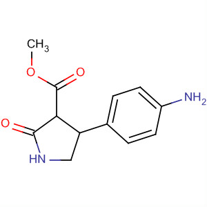 3-Pyrrolidinecarboxylic acid, 4-(4-aminophenyl)-2-oxo-, methyl ester